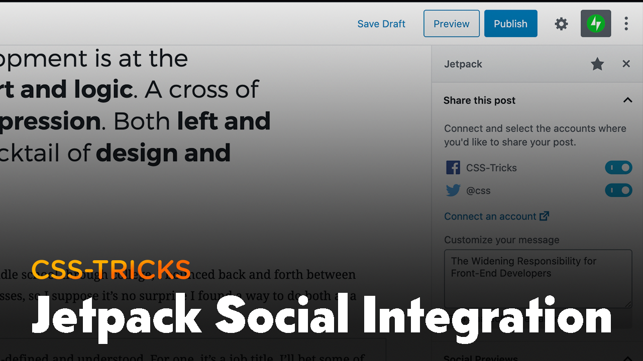 Thumbnail for #194: Jetpack’s Social Integration